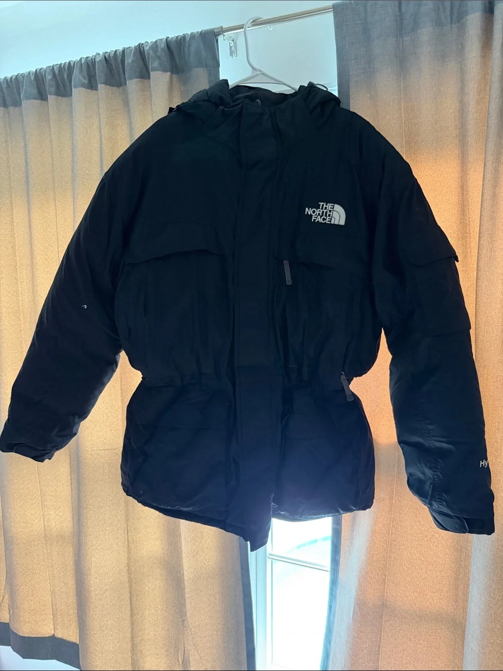 The North Face Black Insulated Hooded Puffer Jacket